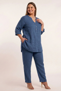 Ino | Gemêleerde blouse