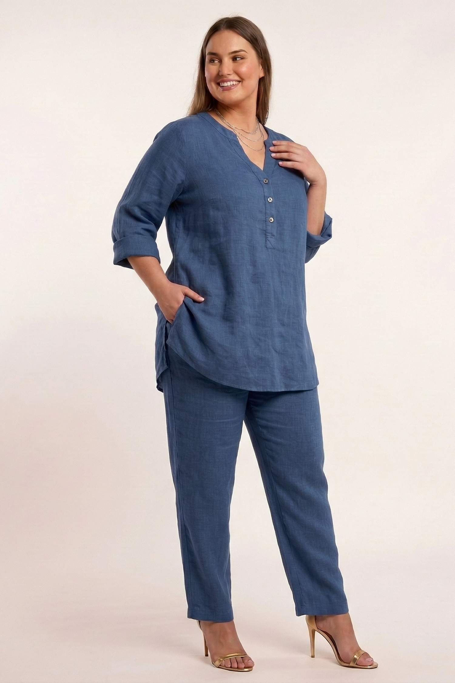Ino | Gemêleerde blouse
