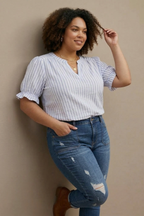 Rea | Gestreepte blouse