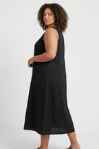 Elara | Elegante midi jurk met zakken