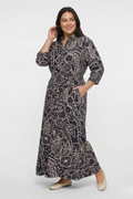 Blousejurk van viscose met paisleyprint